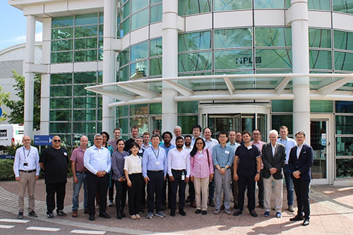 Participants at the 6GOnWafer kick-off meeting hosted by NPL.