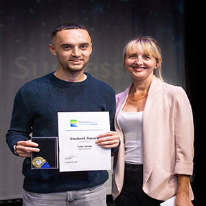 NPL apprentice recognised at Student awards ceremony. 