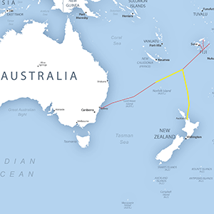 First earthquakes detected in Pacific Ocean using ultra-stable optical interferometry on undersea cables. 