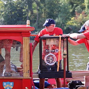 Time travelled on the river Thames