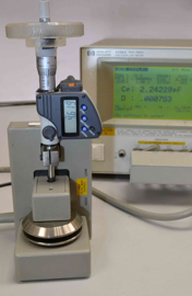 • Admittance methods that use LCR meters to measure capacitance and dissipation
